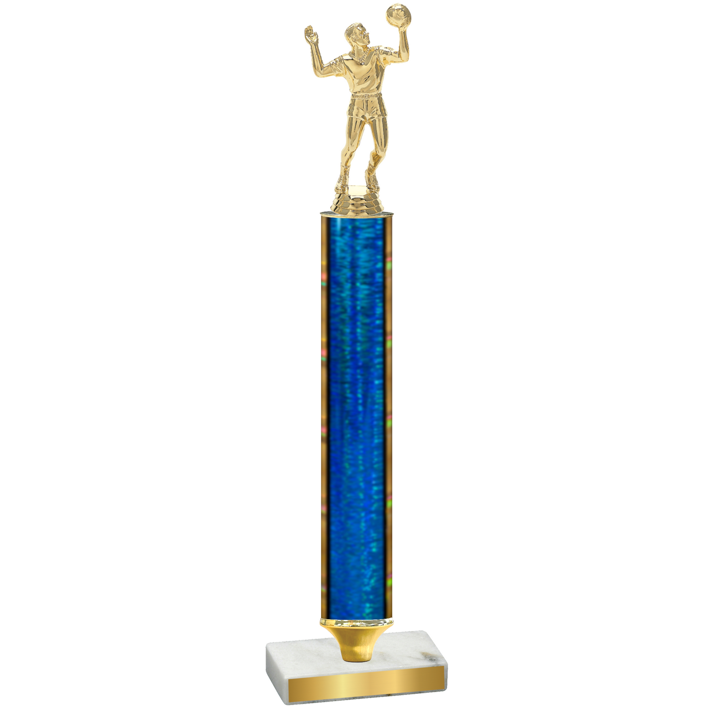 Value Blue Glacier Volleyball Trophy