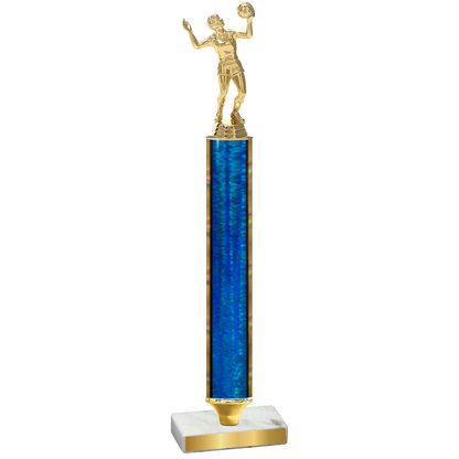 Value Blue Glacier Volleyball Trophy