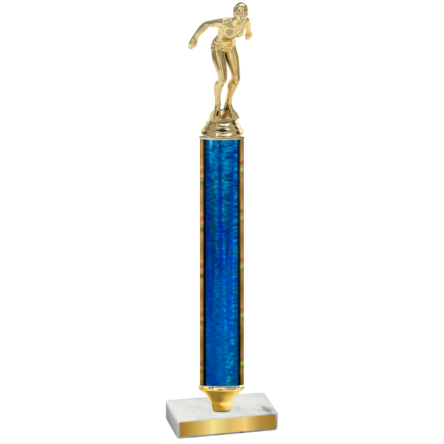 Value Blue Glacier Tennis Trophy