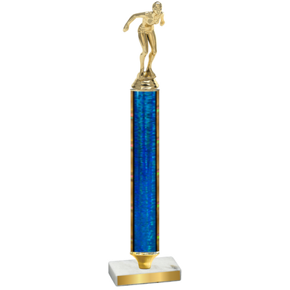 Value Blue Glacier Tennis Trophy