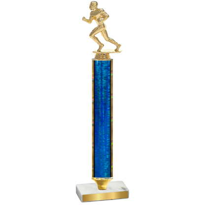 Value Blue Glacier Football Trophy