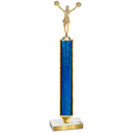 Value Blue Glacier Cheerleading Trophy