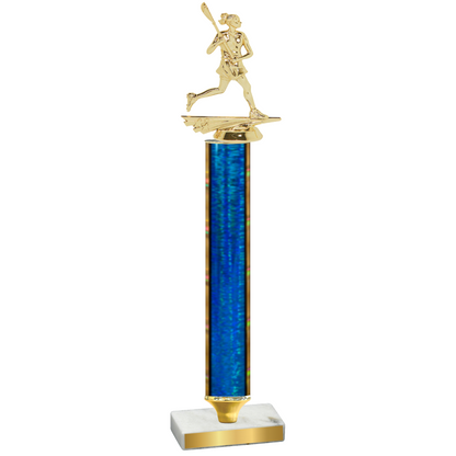 Value Blue Glacier Lacrosse Trophy