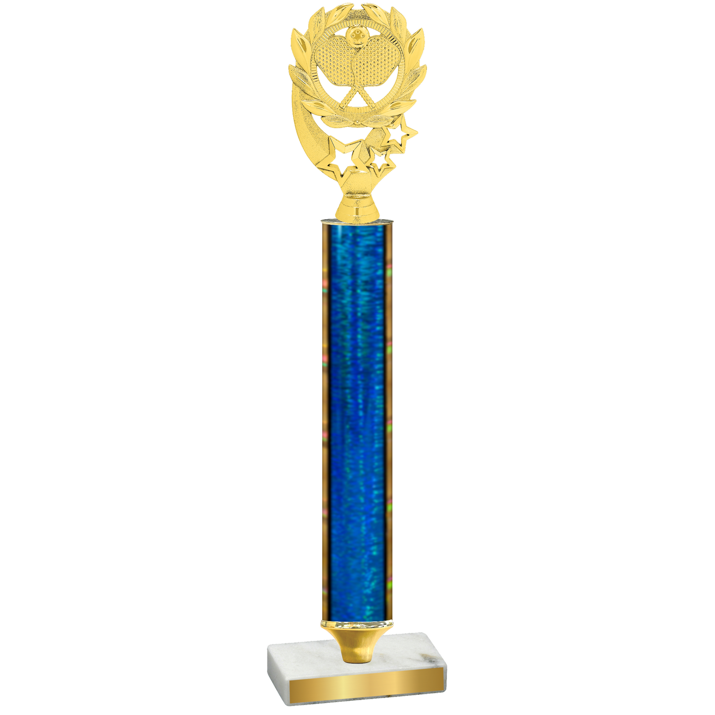 Value Blue Glacier Pickleball Trophy