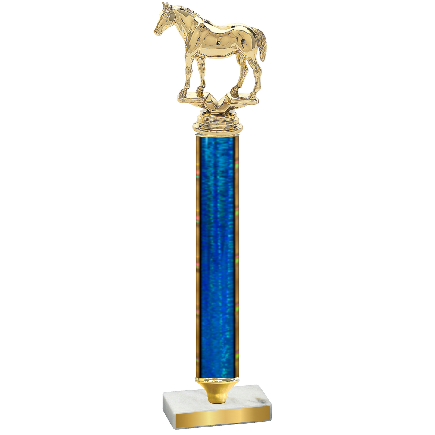 Value Blue Glacier Horses Trophy