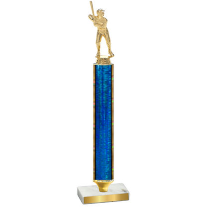 Value Blue Glacier Baseball Trophy