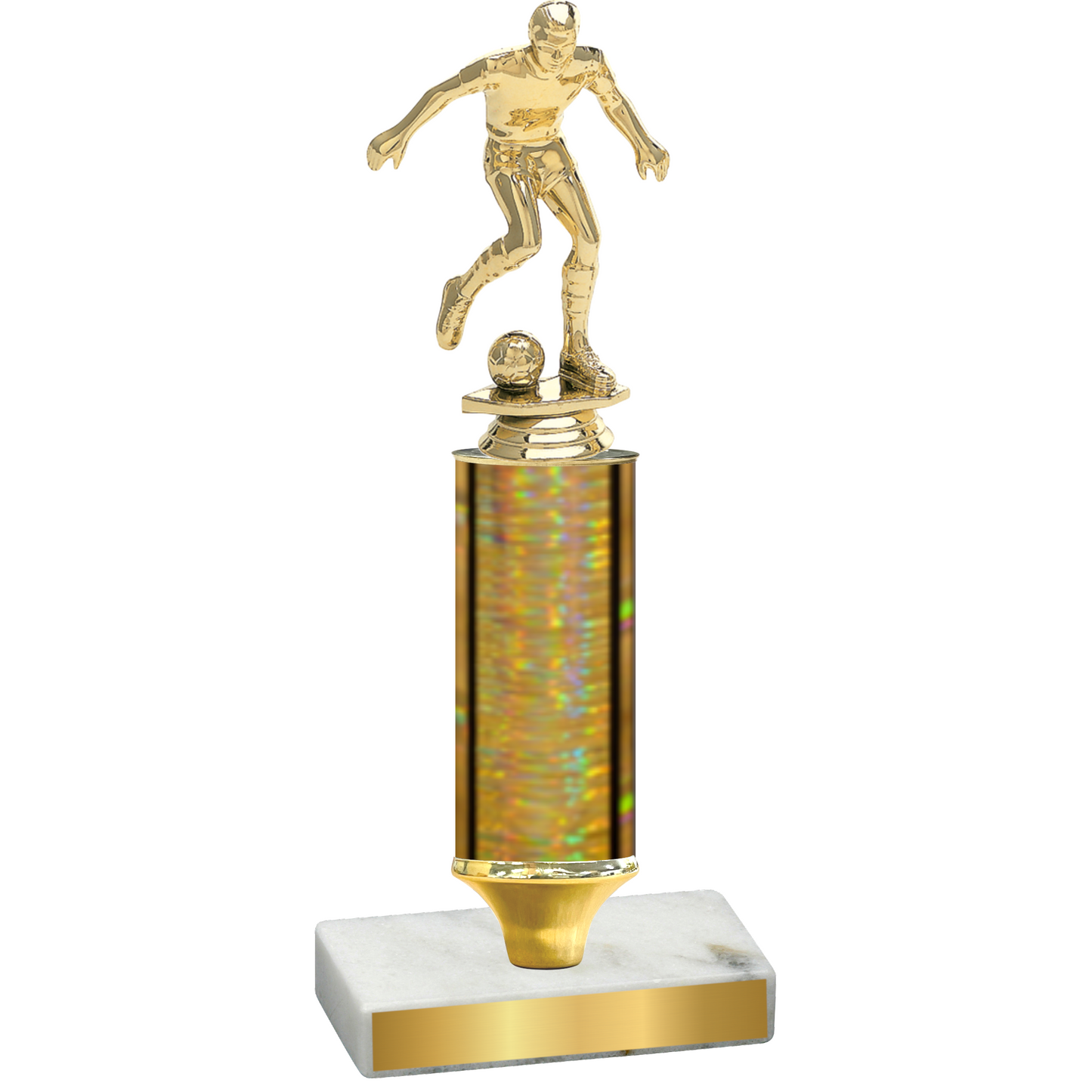 Value Gold Glacier Soccer Trophy