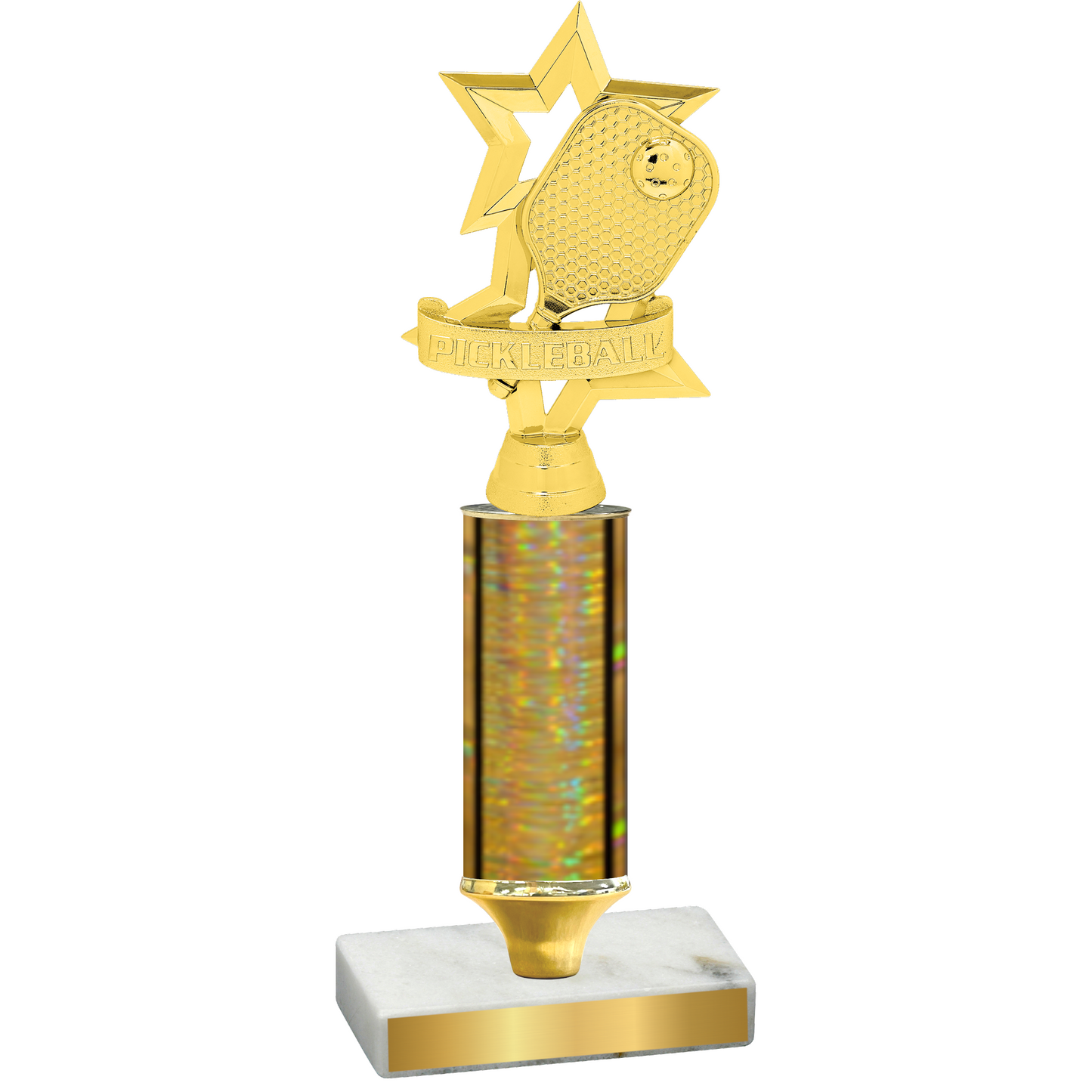 Value Gold Glacier Pickleball Trophy