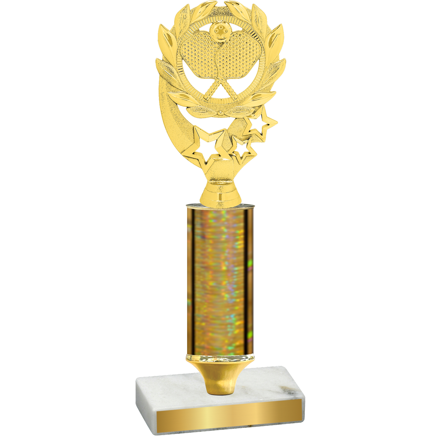 Value Gold Glacier Pickleball Trophy