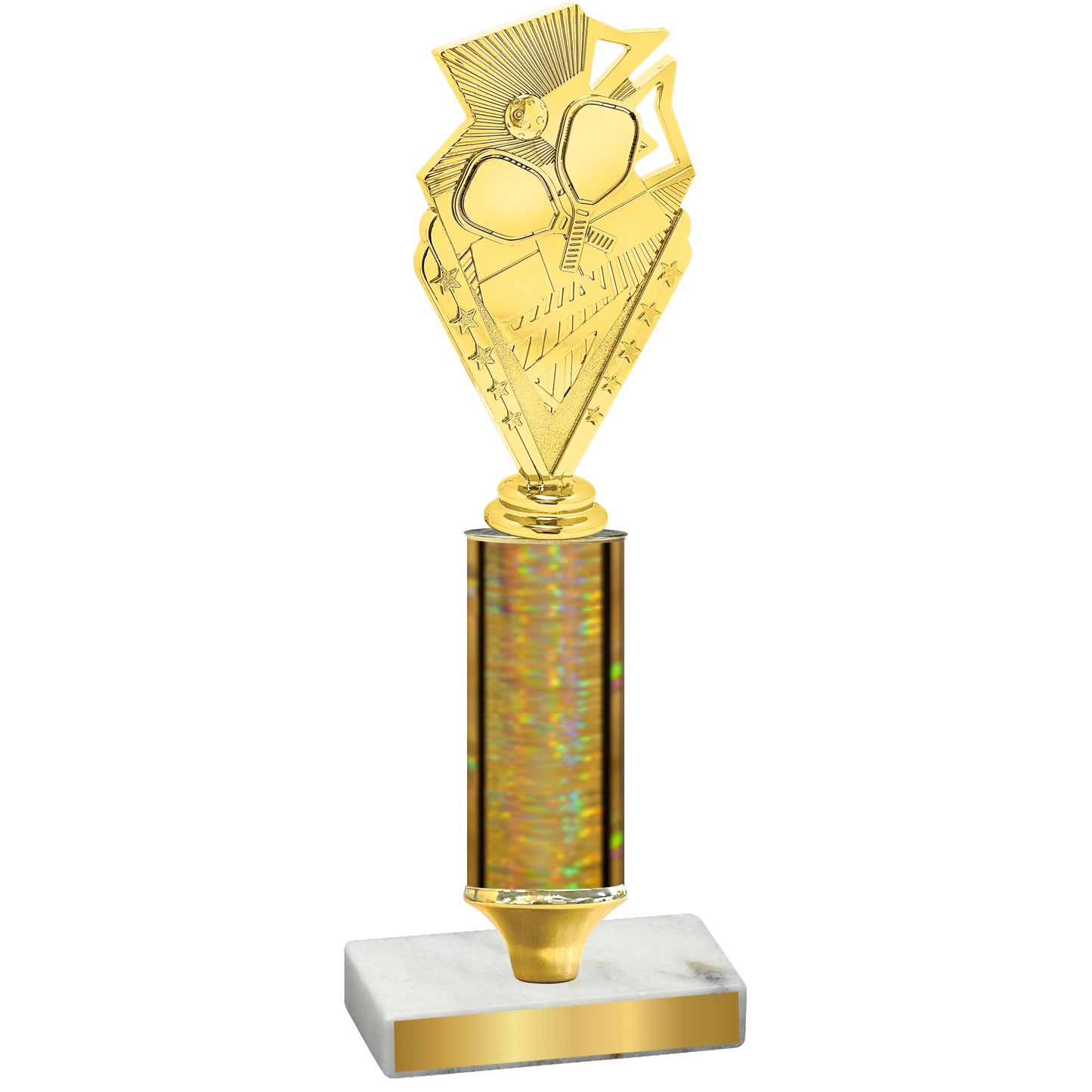 Value Gold Glacier Pickleball Trophy