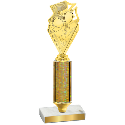 Value Gold Glacier Pickleball Trophy