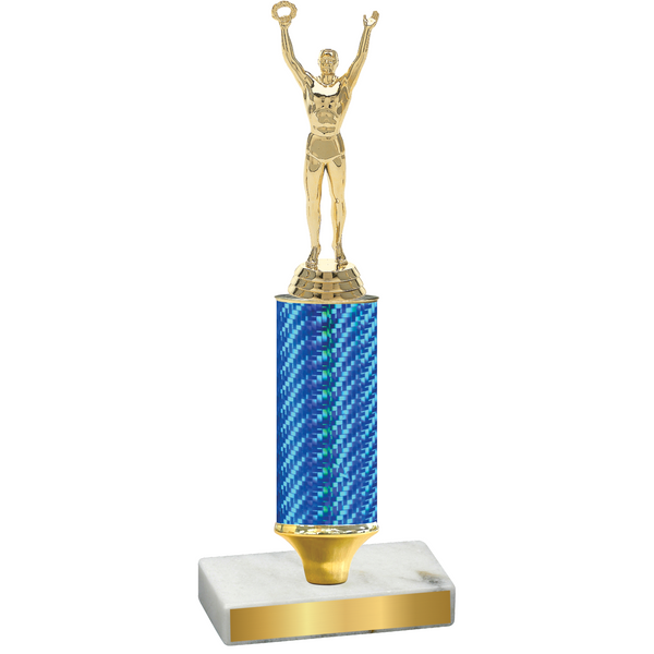 Value Blue Carbon Fiber Victory Trophy