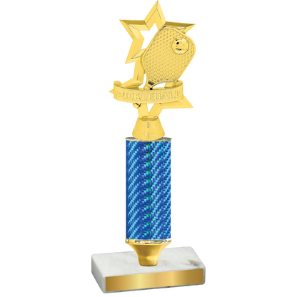 Value Blue Carbon Fiber Pickleball Trophy