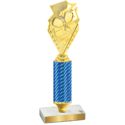 Value Blue Carbon Fiber Pickleball Trophy