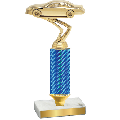 Value Blue Carbon Fiber Cars Trophy