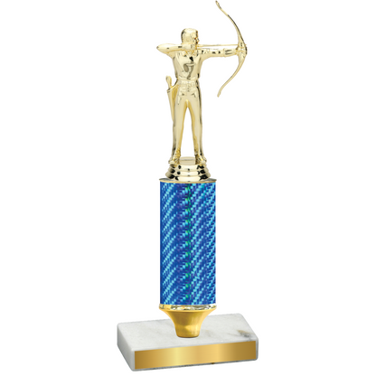 Value Blue Carbon Fiber Archery Trophy