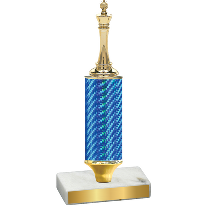 Value Blue Carbon Fiber Chess Trophy