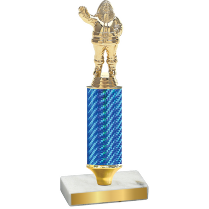 Value Blue Carbon Fiber Holiday Trophy