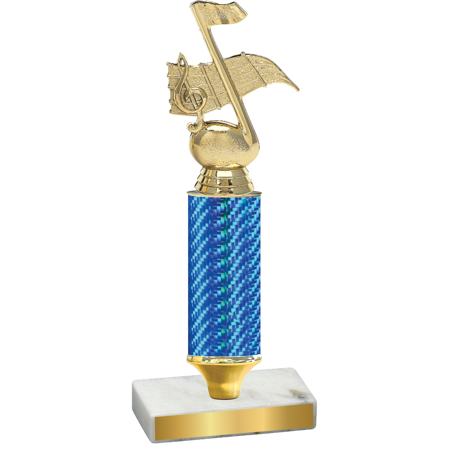 Value Blue Carbon Fiber Music Trophy