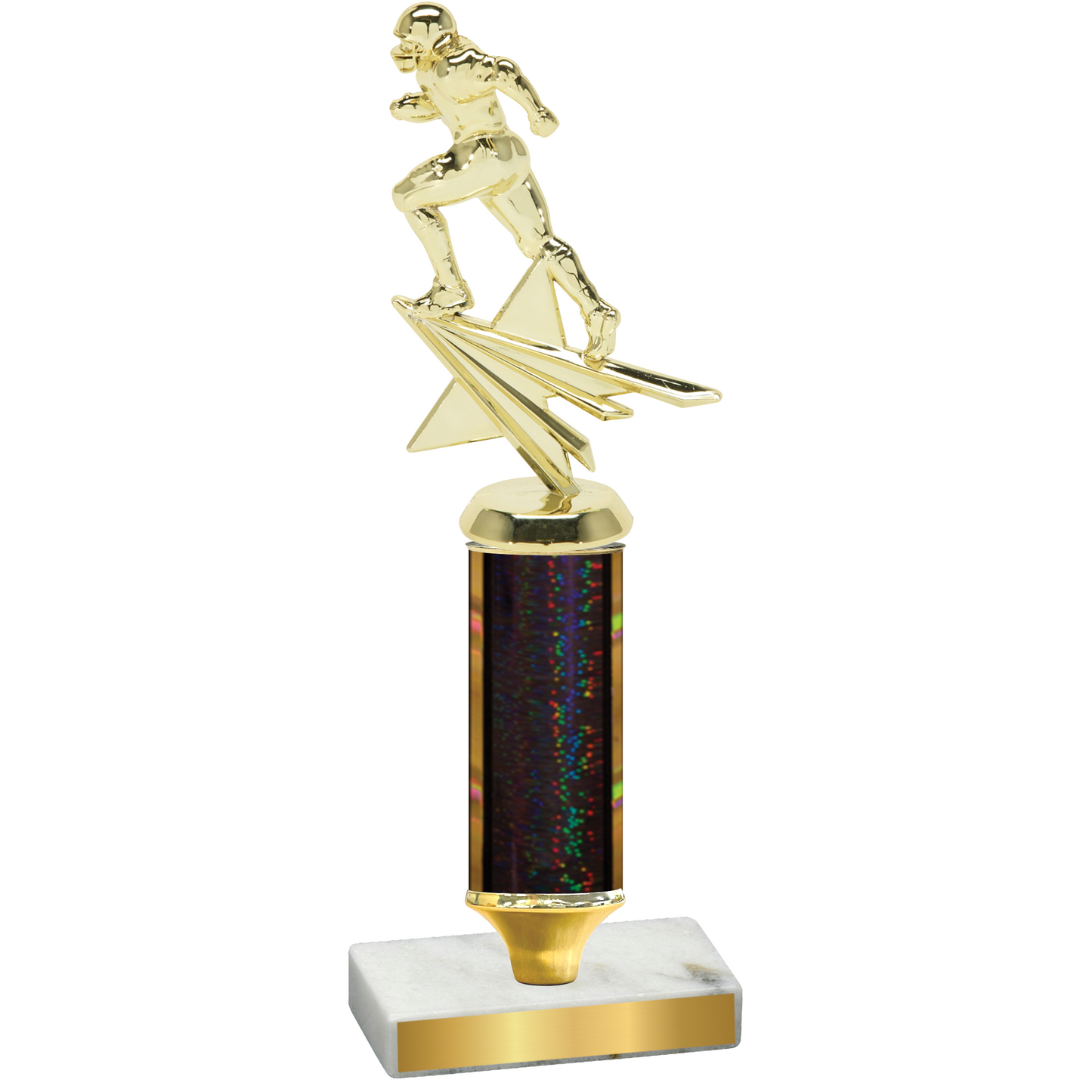 Value Black Glacier Football Trophy