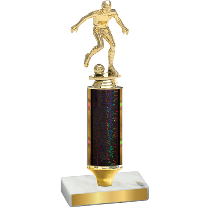 Value Black Glacier Soccer Trophy