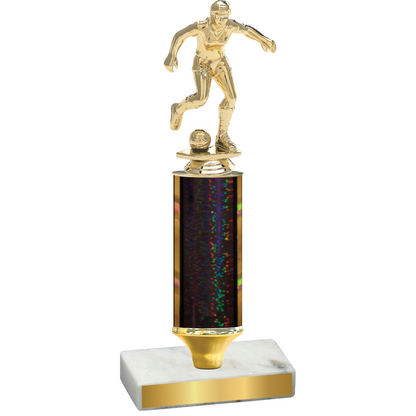 Value Black Glacier Soccer Trophy