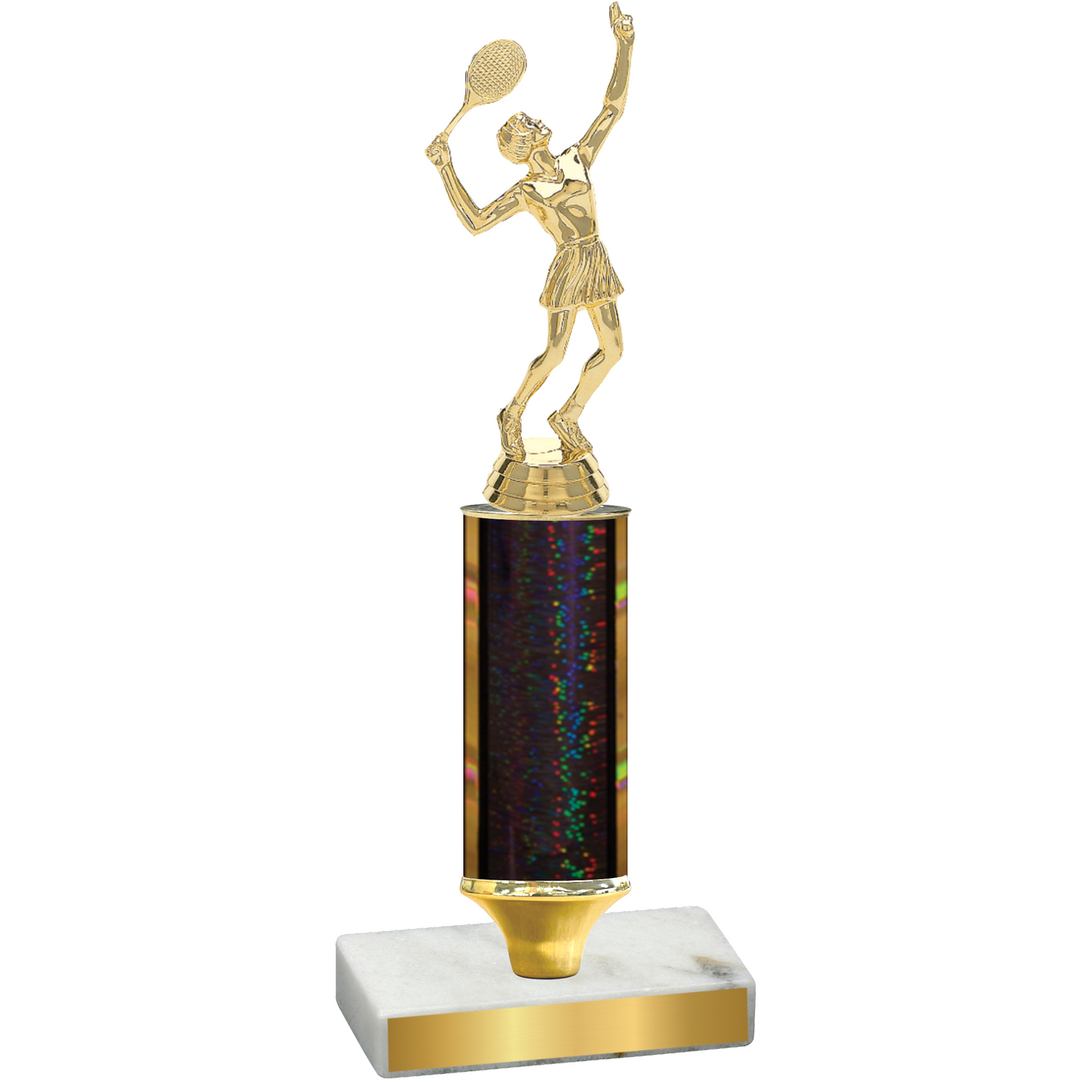 Value Black Glacier Tennis Trophy