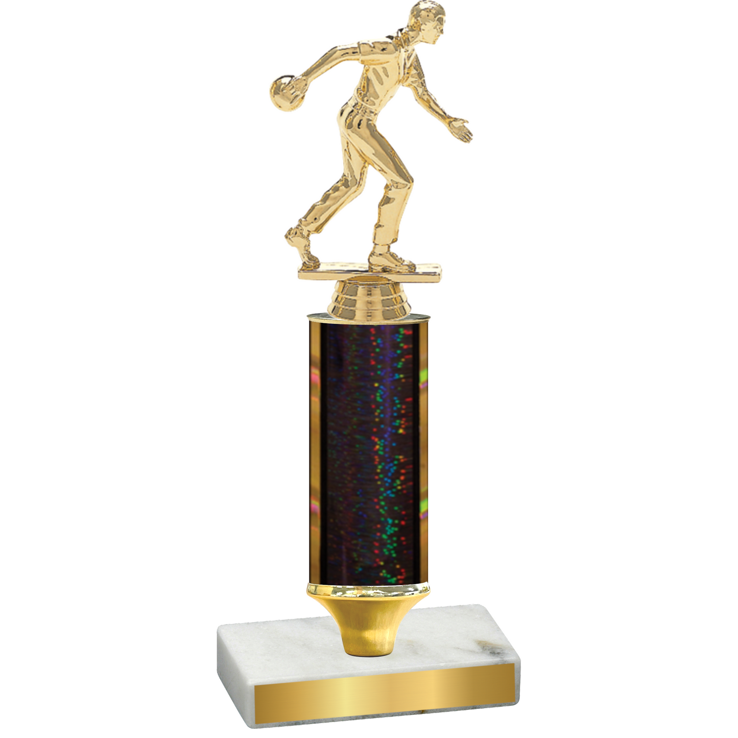 Value Black Glacier Bowling Trophy