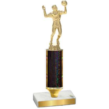 Value Black Glacier Volleyball Trophy