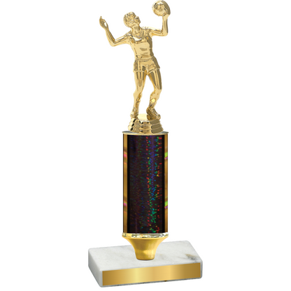 Value Black Glacier Volleyball Trophy