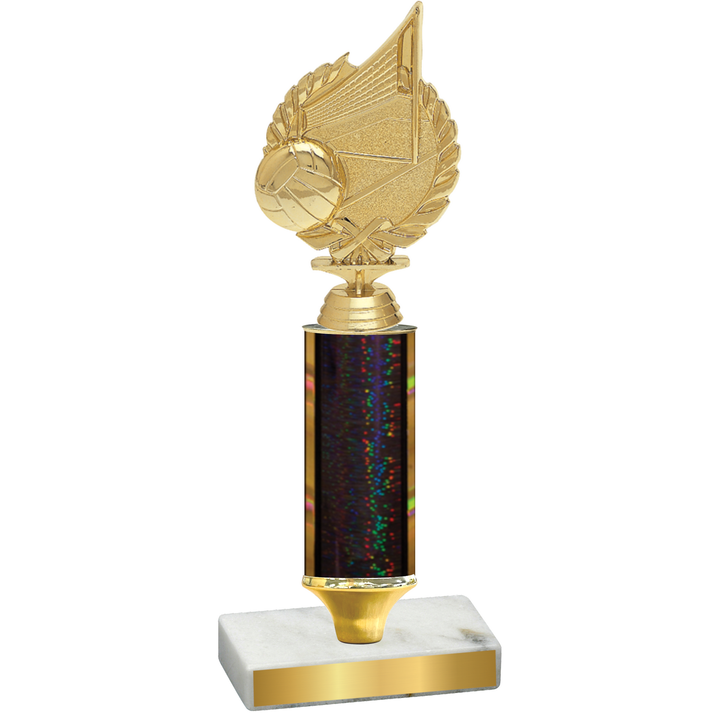 Value Black Glacier Volleyball Trophy