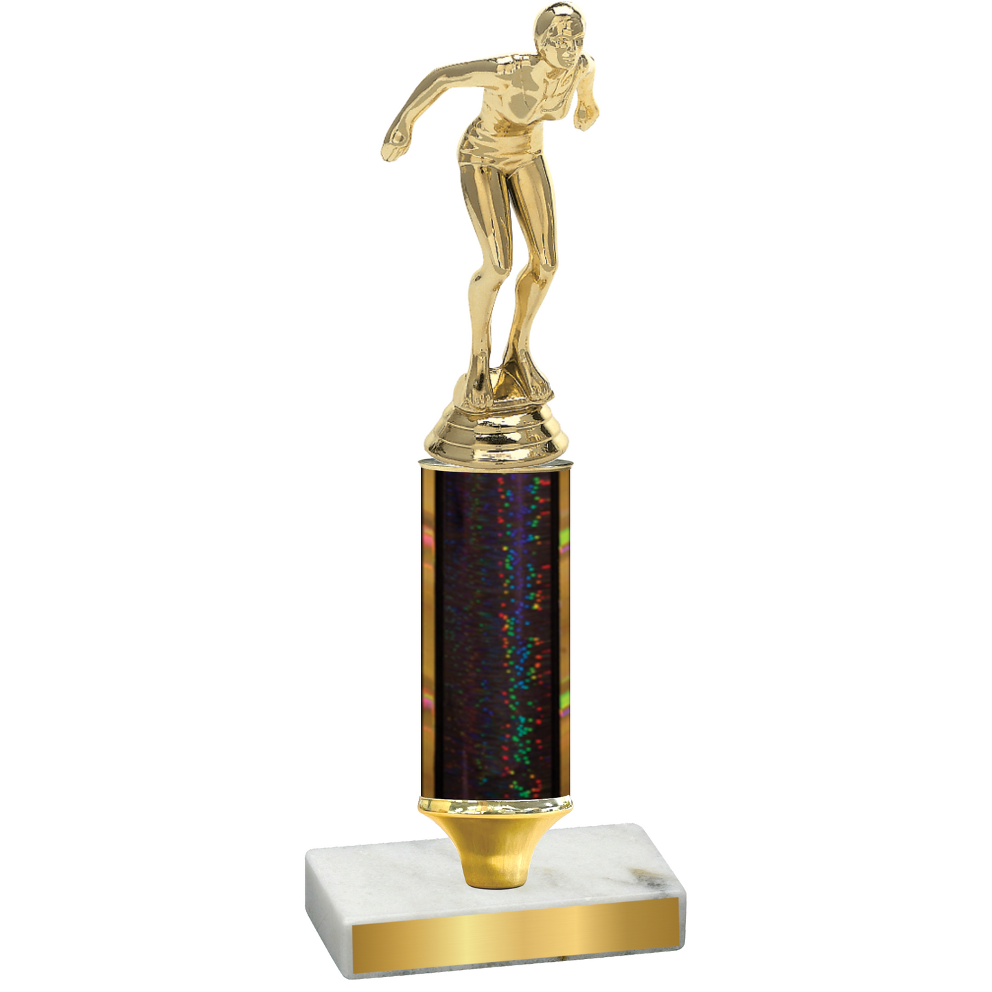 Value Black Glacier Tennis Trophy