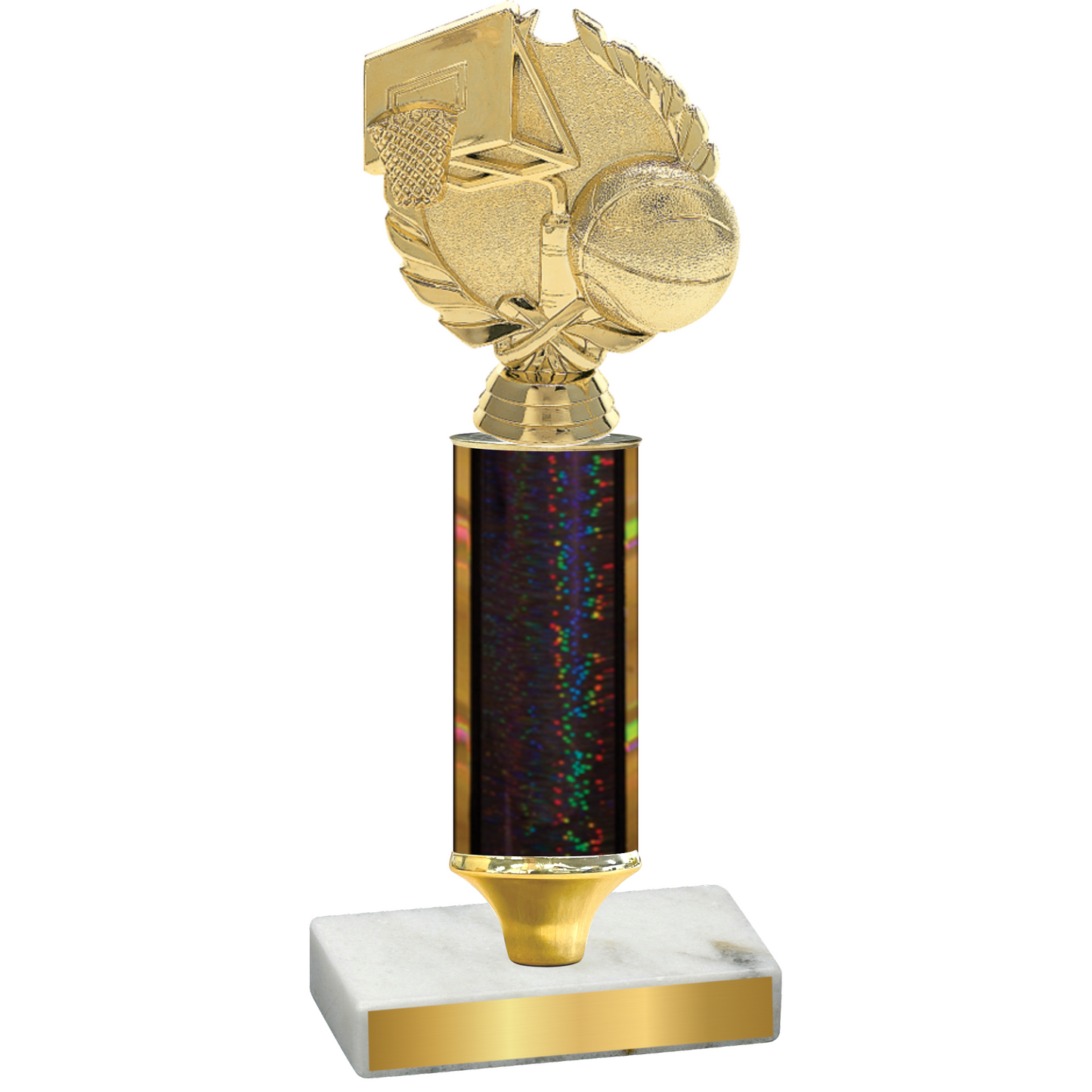 Value Black Glacier Basketball Trophy