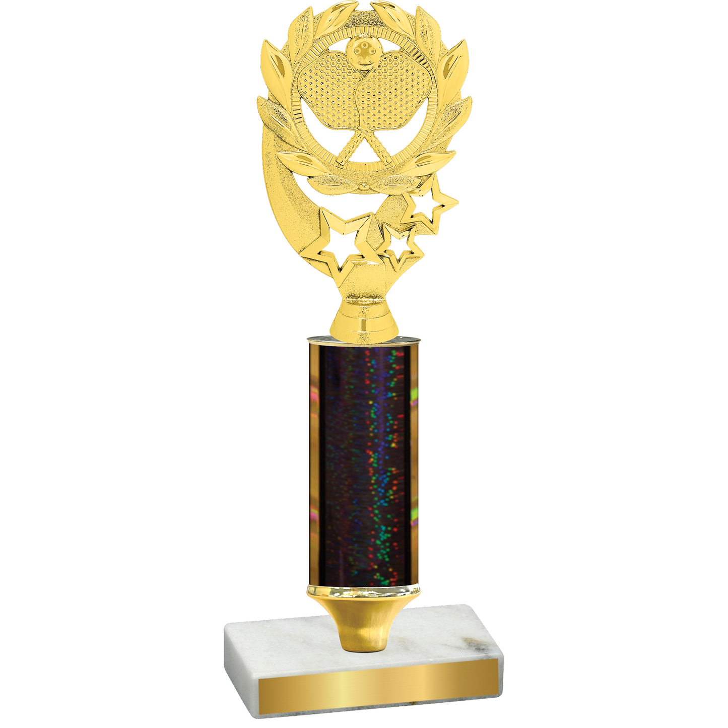 Value Black Glacier Pickleball Trophy