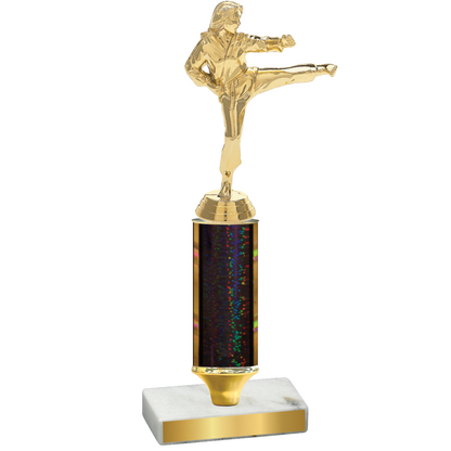 Value Black Glacier Karate Trophy