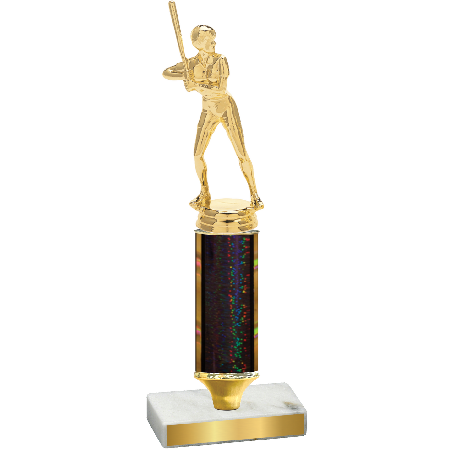 Value Black Glacier Softball Trophy