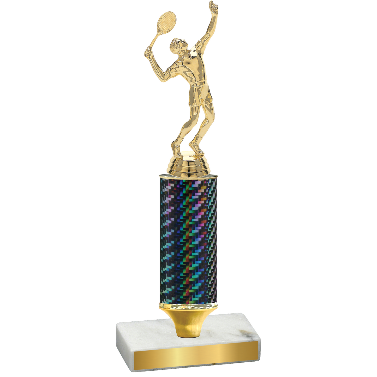 Value Black Carbon Fiber Tennis Trophy