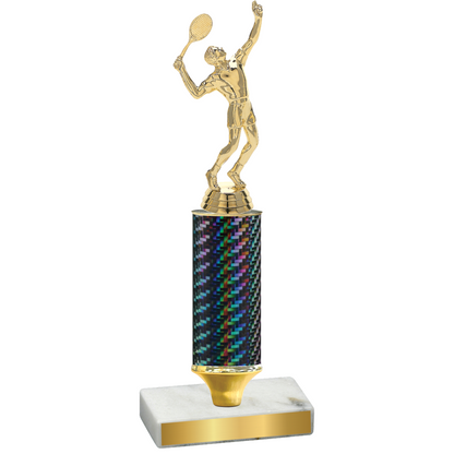 Value Black Carbon Fiber Tennis Trophy