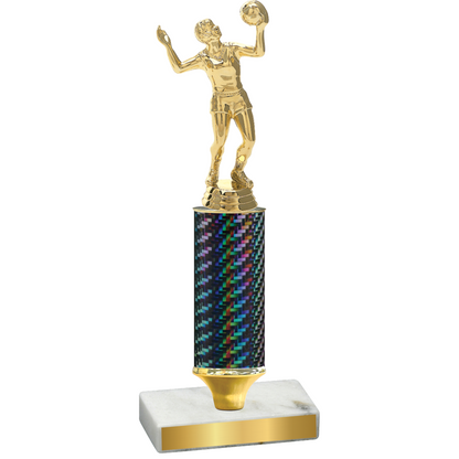 Value Black Carbon Fiber Volleyball Trophy