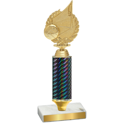 Value Black Carbon Fiber Volleyball Trophy