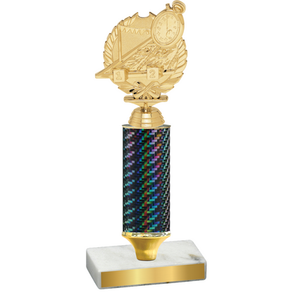 Value Black Carbon Fiber Swimming Trophy