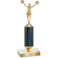 Value Black Carbon Fiber Cheerleading Trophy