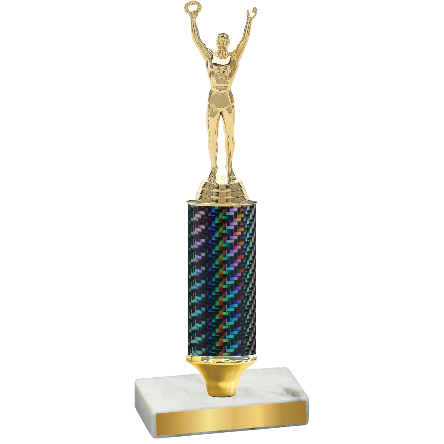 Value Black Carbon Fiber Victory Trophy