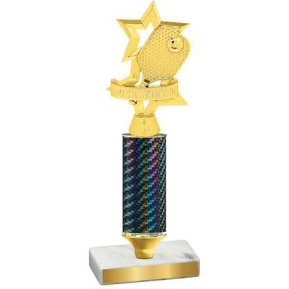 Value Black Carbon Fiber Pickleball Trophy