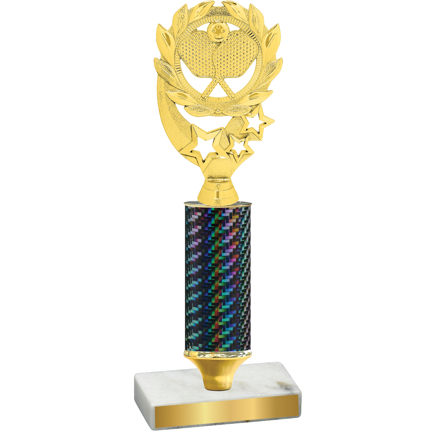 Value Black Carbon Fiber Pickleball Trophy