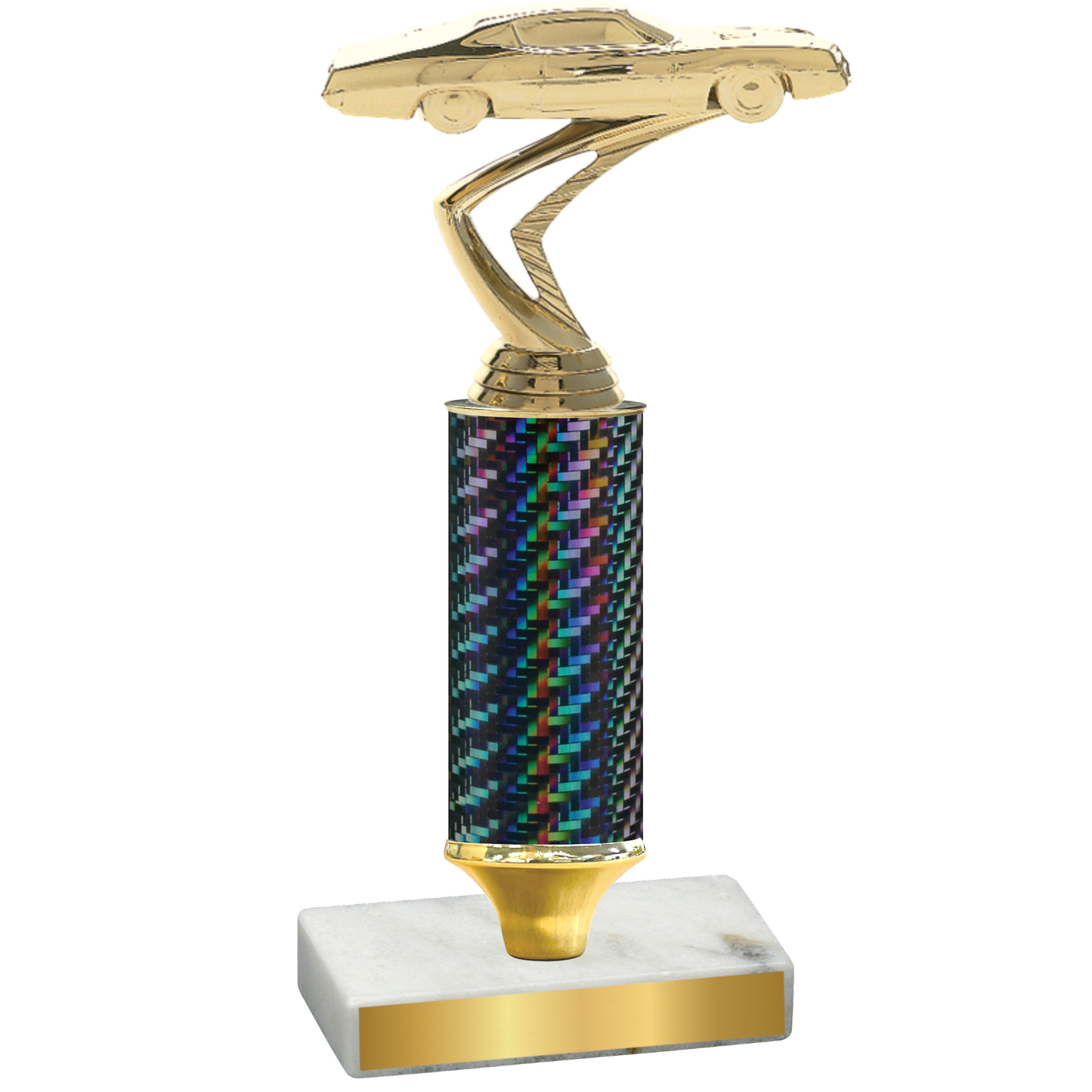 Value Black Carbon Fiber Cars Trophy