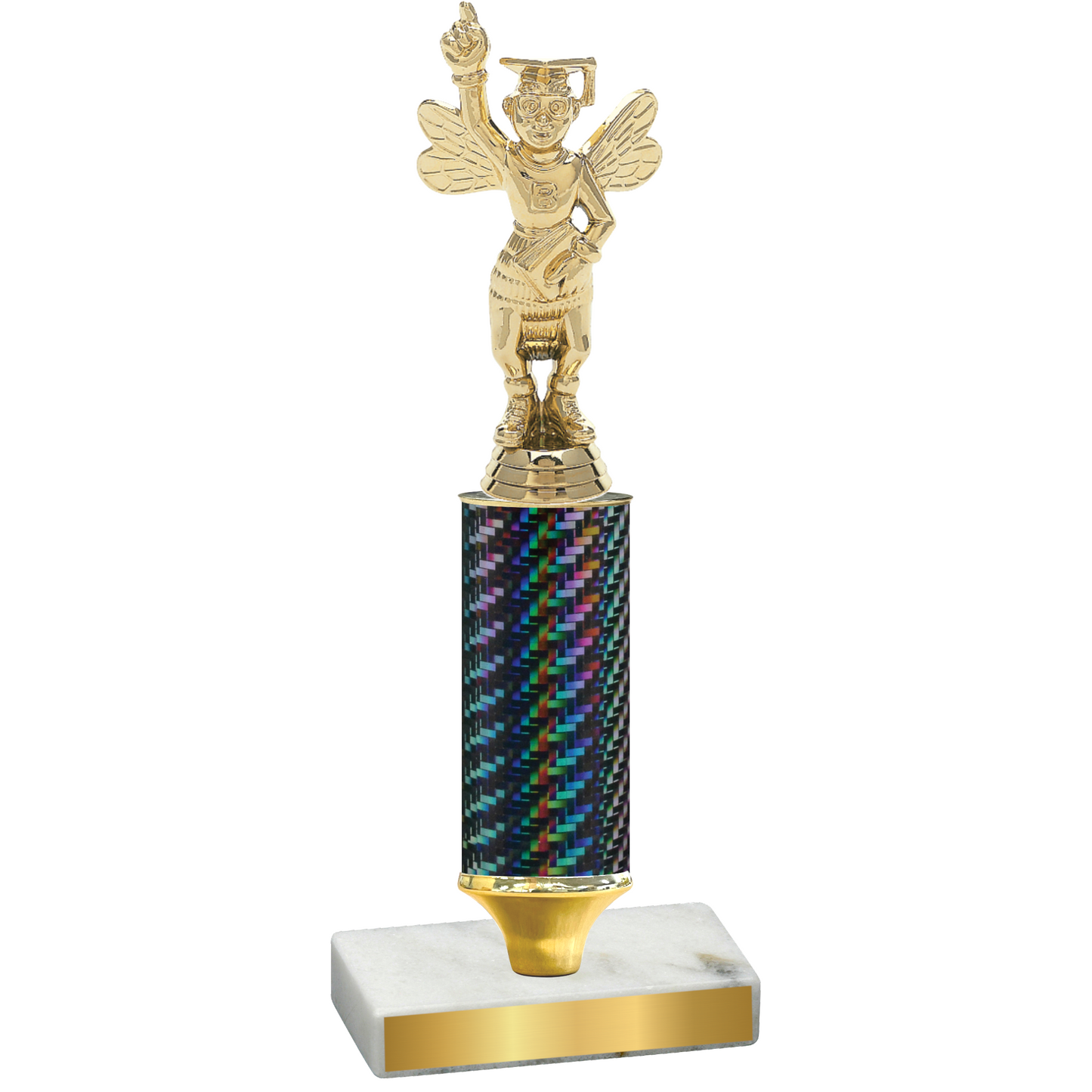 Value Black Carbon Fiber Academics Trophy