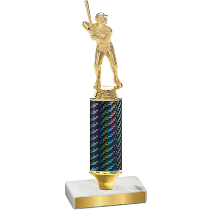 Value Black Carbon Fiber Baseball Trophy