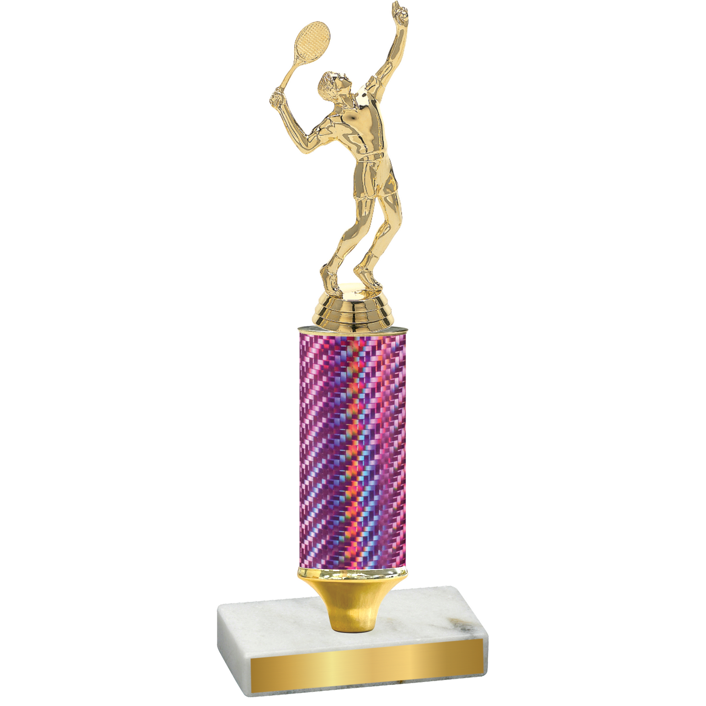 Value Pink Carbon Fiber Tennis Trophy