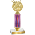 Value Pink Carbon Fiber Bowling Trophy